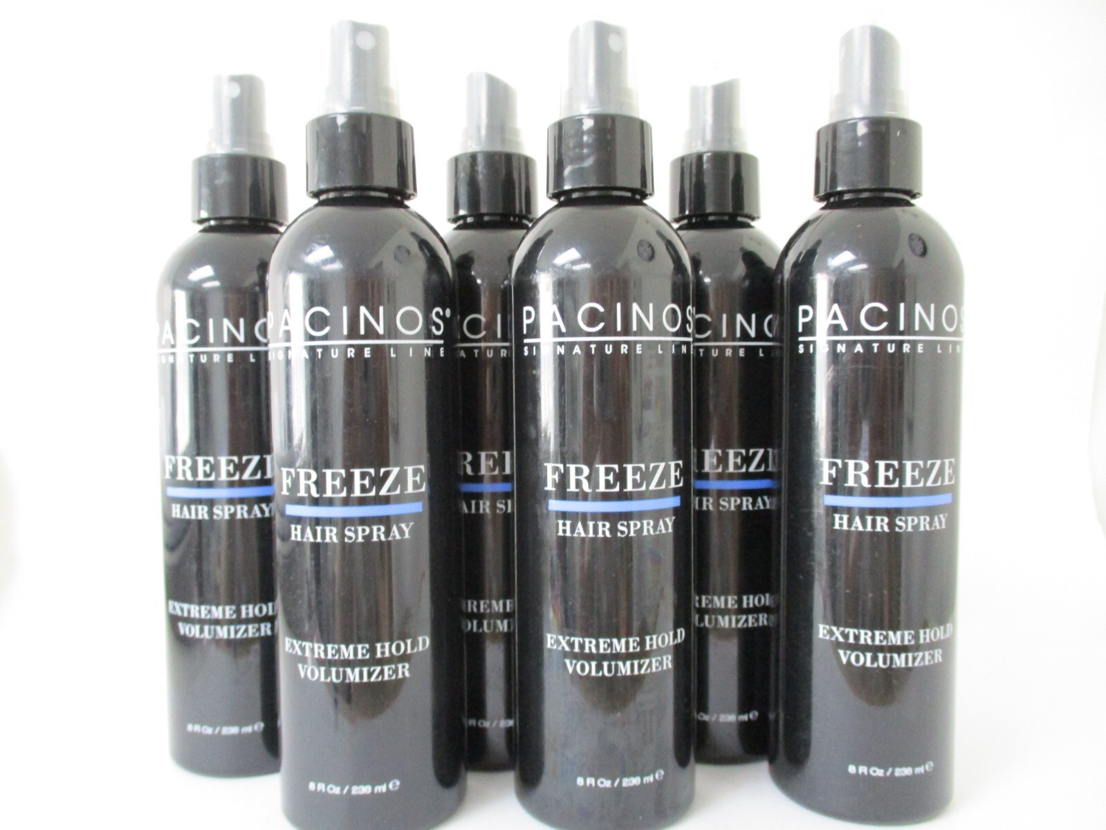 Pacinos Freeze Hair Spray Extreme Hold Volumizer 8 oz (scuffs) Pack of 6