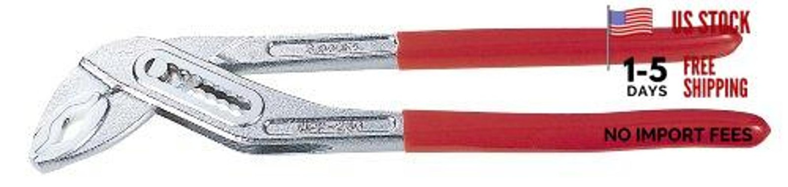 3. peaks Welt Plastic Water Pump Pliers - 9.8 inches (250 mm) WPP-250KP