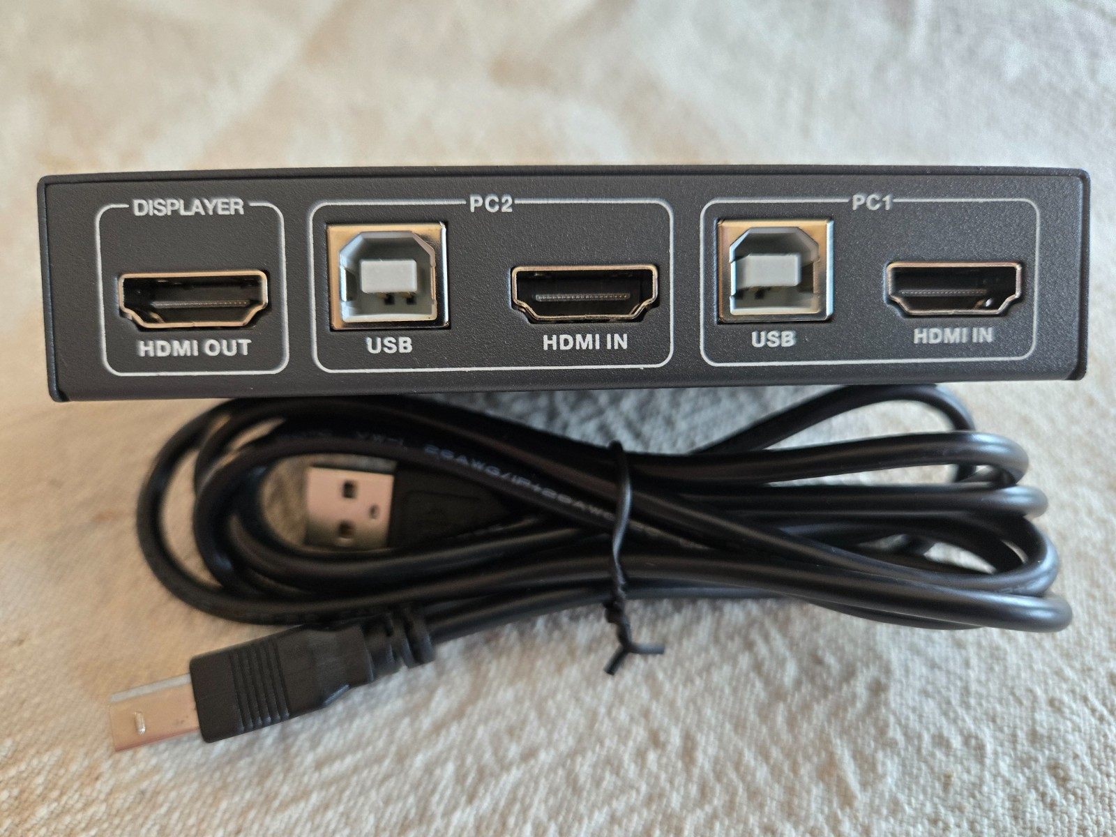 PWAY HDMI KVM S7206H Switch 2 in 1 out New in Box Free Shipping USA