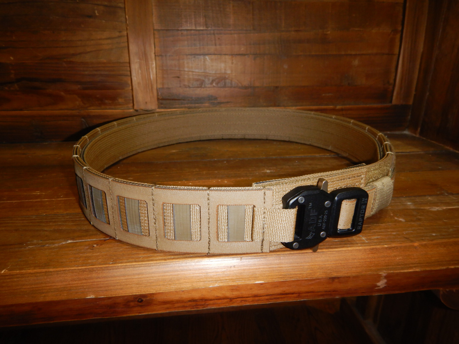 HERCULES TACTICAL PRODUCTS * HaVOC™ MOLLE Battle Belt * MEDIUM * COYOTE * NEW