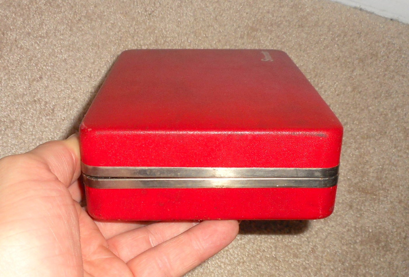 VINTAGE STARRETT NO. 196 UNIVERSAL DIAL TEST INDICATOR SET w/ BOX