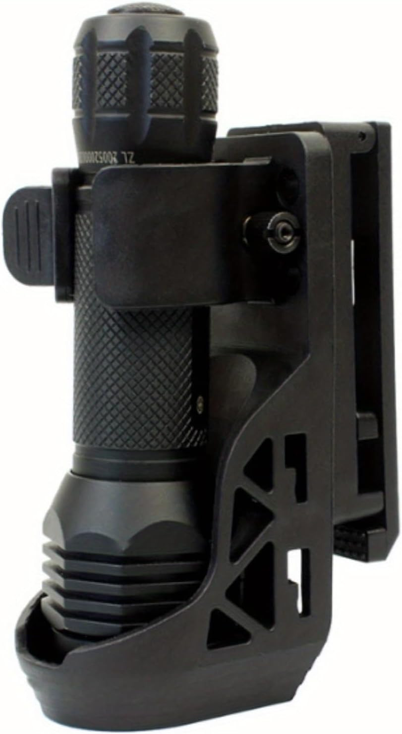 Tactical Flashlight Holster,Flashlight Holster for Belt, Flashlight Holder With