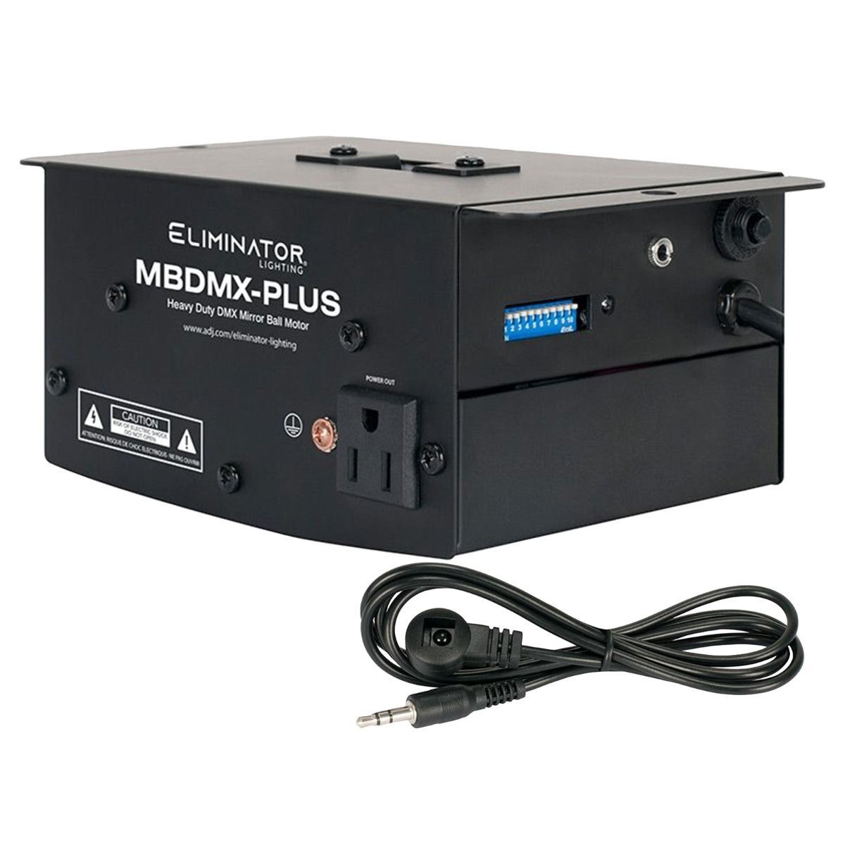 Eliminator Lighting MBDMX-PLUS Heavy-Duty 20" In Club Mirror Disco Ball Motor...