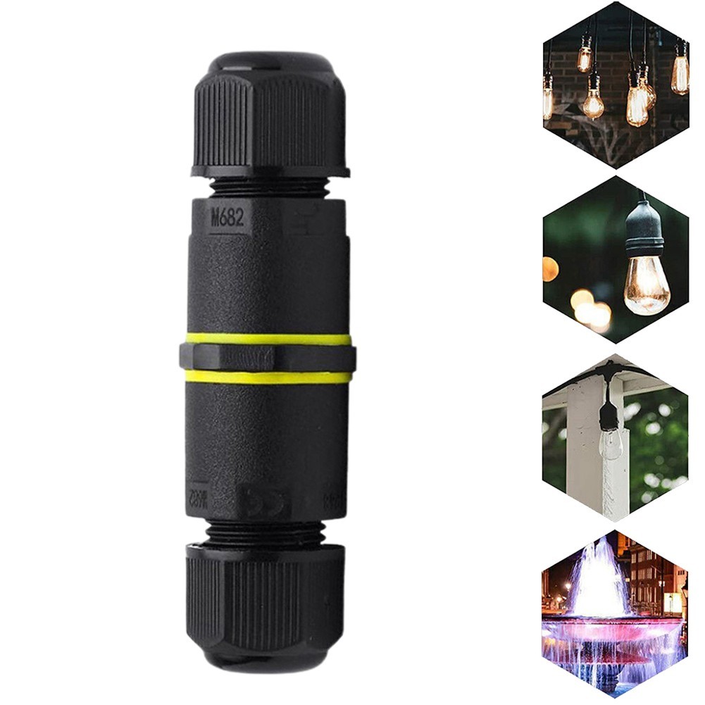Adapter Cable Wire Connector 2/3Pin Electrical Cable Outdoor Lamp Connector