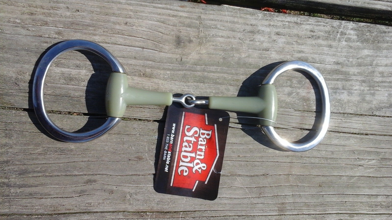 5" soft signal jointed mouth eggbutt snaffle bit Stainless steel, Barn & Stable