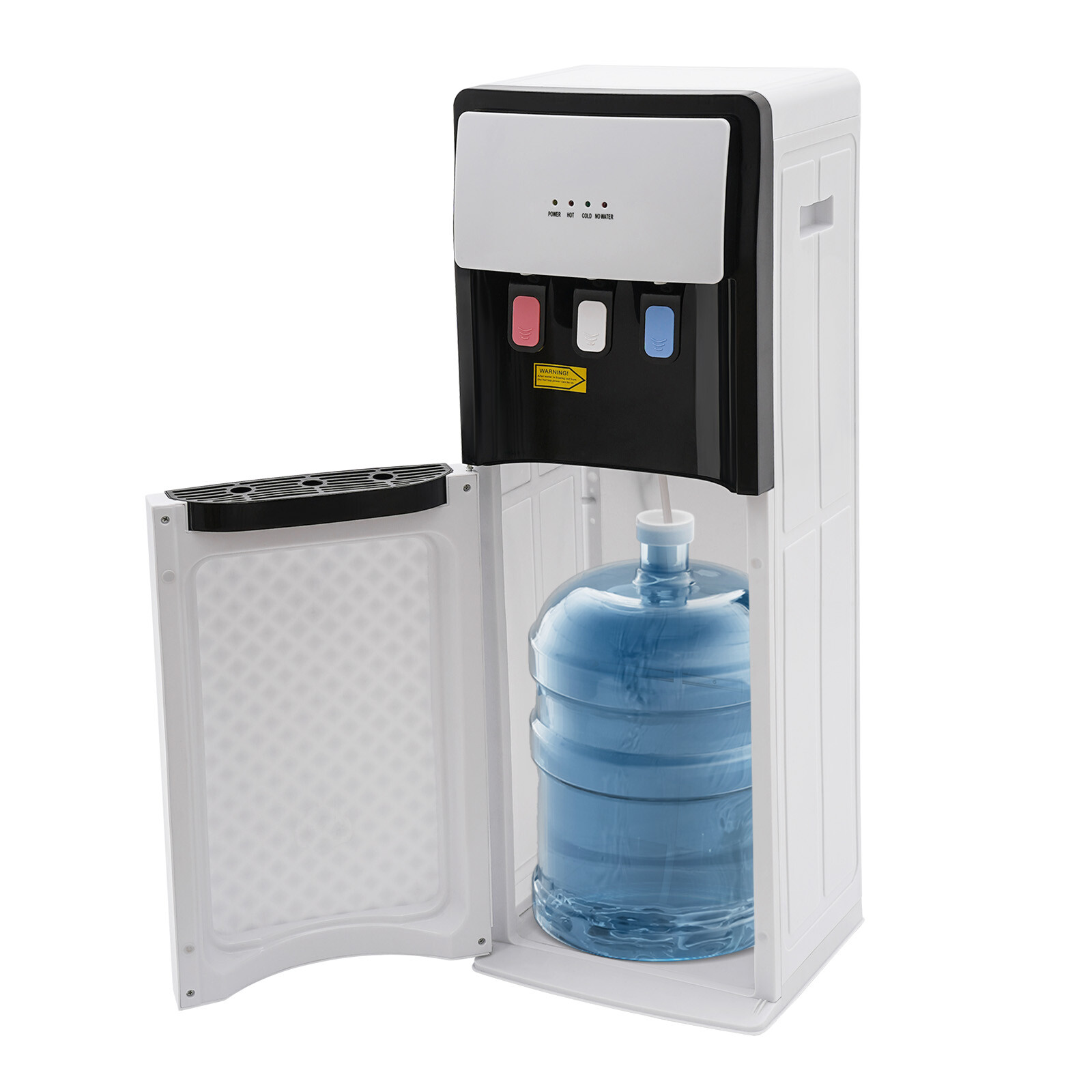 Water Dispenser Bottom Loading Water Cooler for 5 Gal Bottles w/Indicator Lights