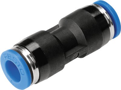 Festo 153033 QS-8 Push-in connector, Qty 10