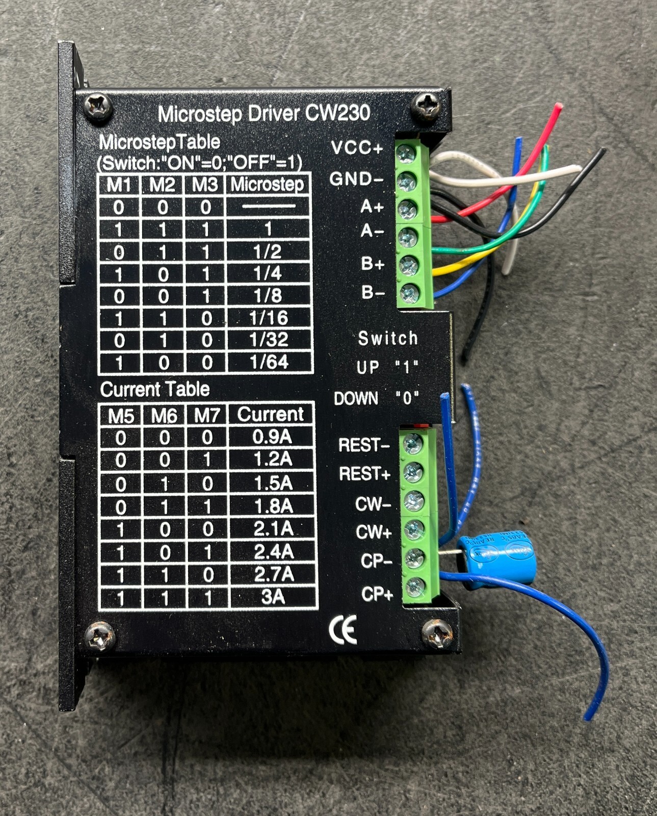Microstep Driver CW 230 Stepper Motor Controller CW230