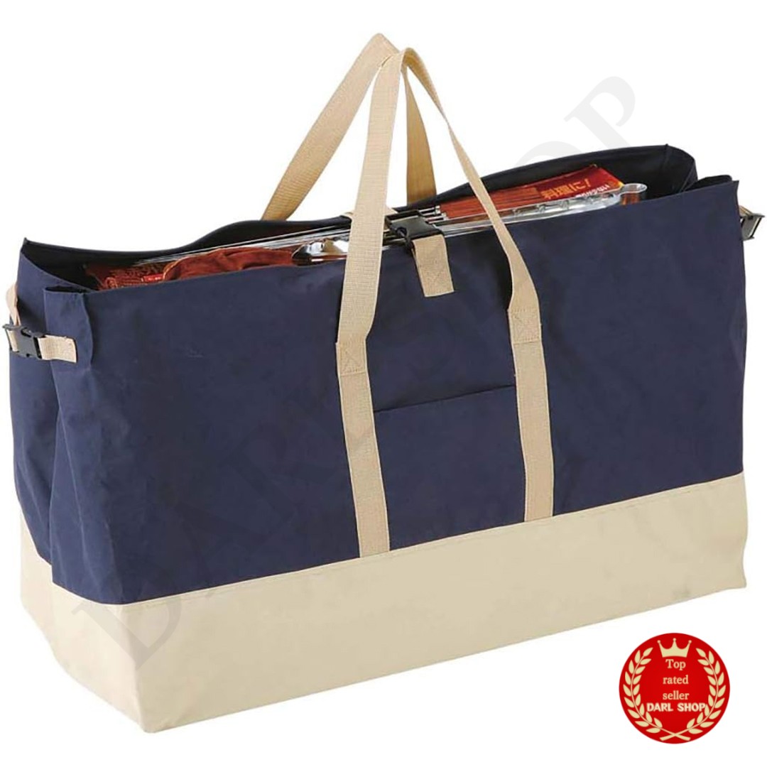 Captain Stag Large Storage Tote Bag Navy Polyester 170L Japan New M-1680