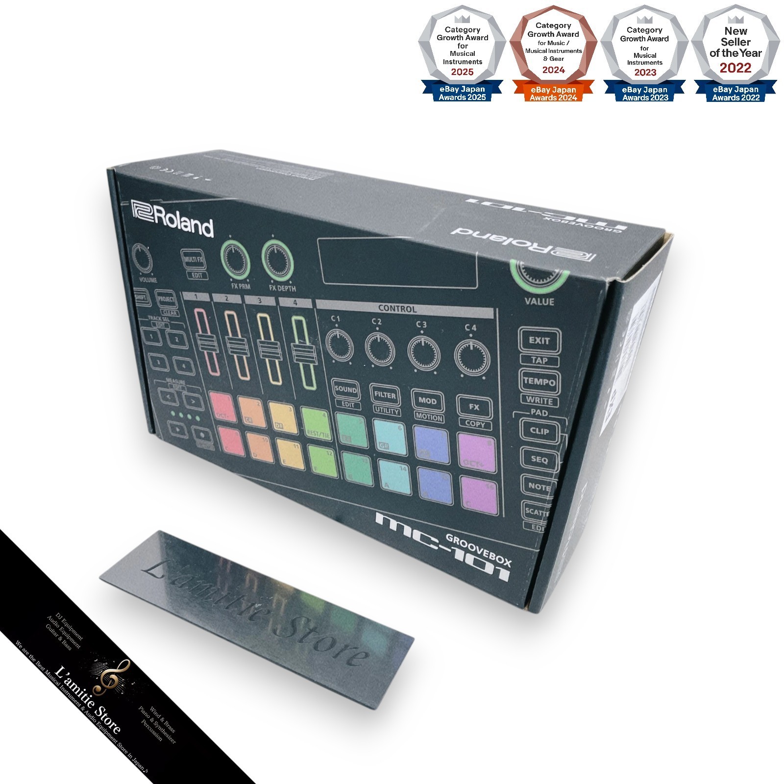 Roland MC-101 GROOVEBOX Compact Effector Sampler Sequencer MC101 New Japan