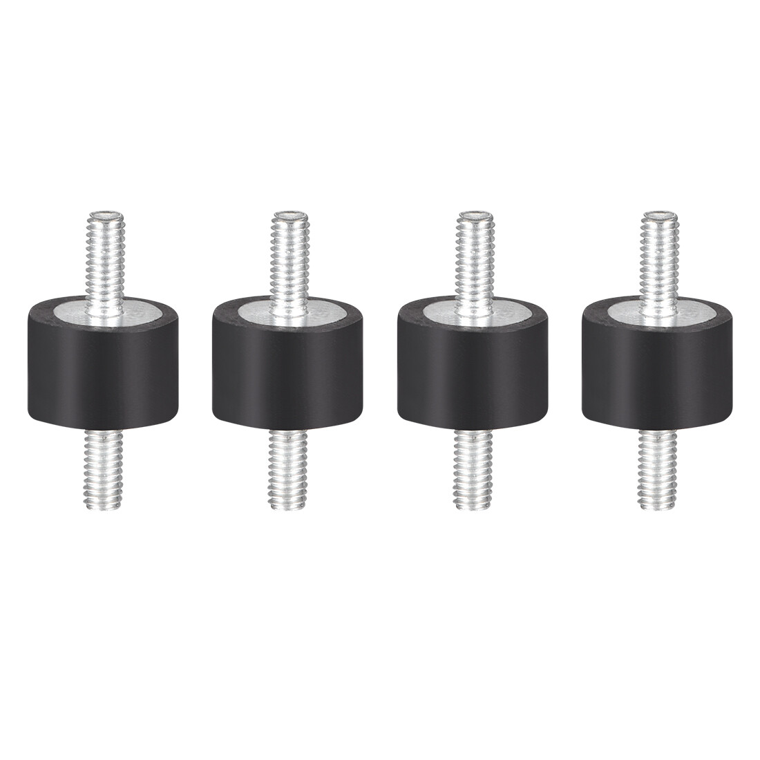 4pcs Rubber Vibration Isolator Mounts Shock Absorber Studs M4  x10mm