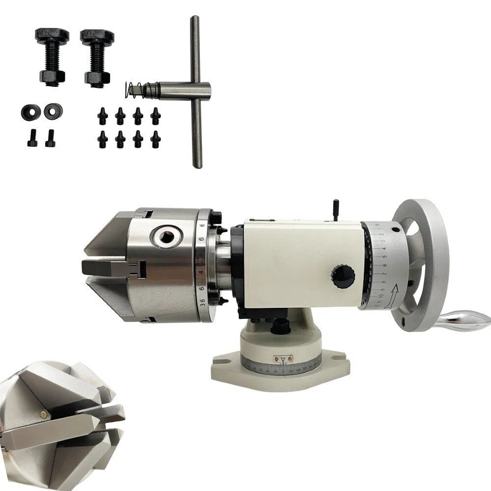 50K Drill Grinder Tool Grinding Machine Tools Six Jaw Chuck Diameter 4" (100mm)