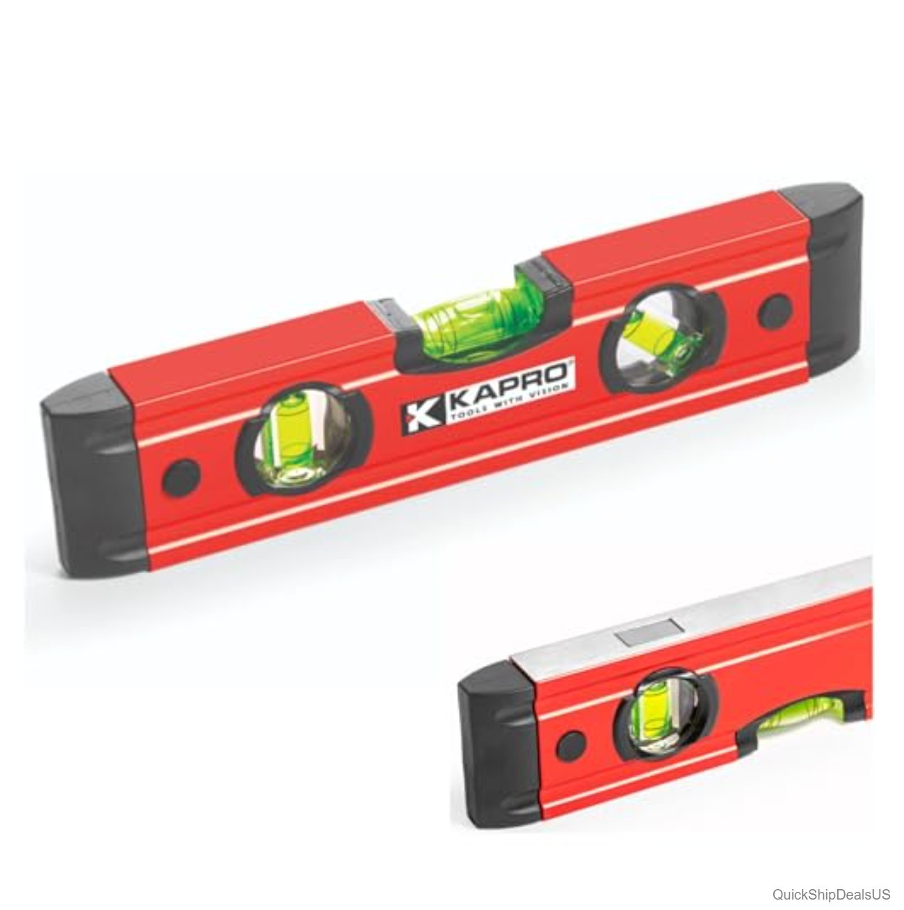 Magnetic Torpedo Level 10 Inch Aluminum Vial Precision Measuring Tool