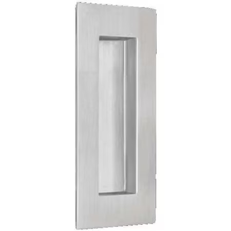 OMNIA 7506/100 US32D Pull Handle, 1/16" Proj., SS, Satin SS, Threaded Holes