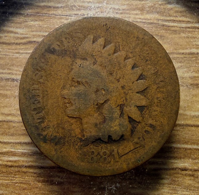 1881 Indian Head Cent - Actual Coin Shown - Free Shipping & Tracking INV#86