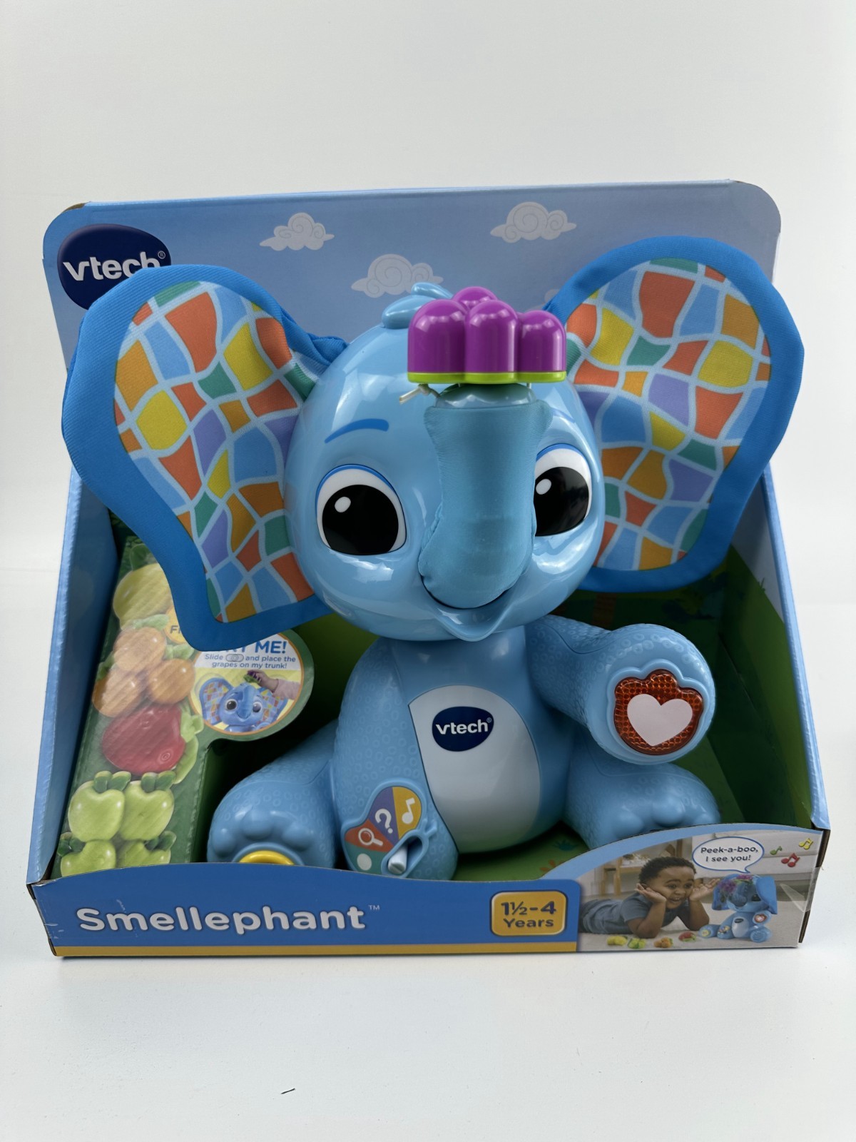 VTech Smellephant Interactive Elephant Toy Magical Trunk Age 1.5 to 4 Years