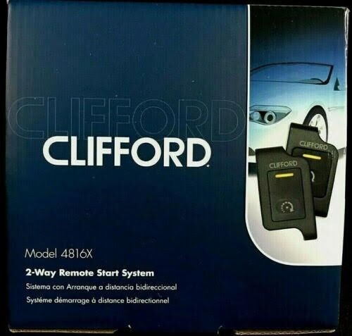 clifford 4816x 2 way remote start system vehicle car starter + Bypass DB3 Module