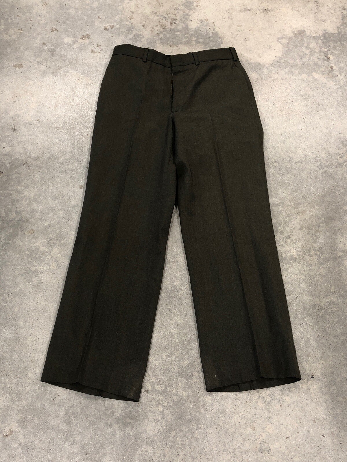 USMC Marine Corps Trousers Mens Green Poly/Wool Pre-owned Size 31XL
