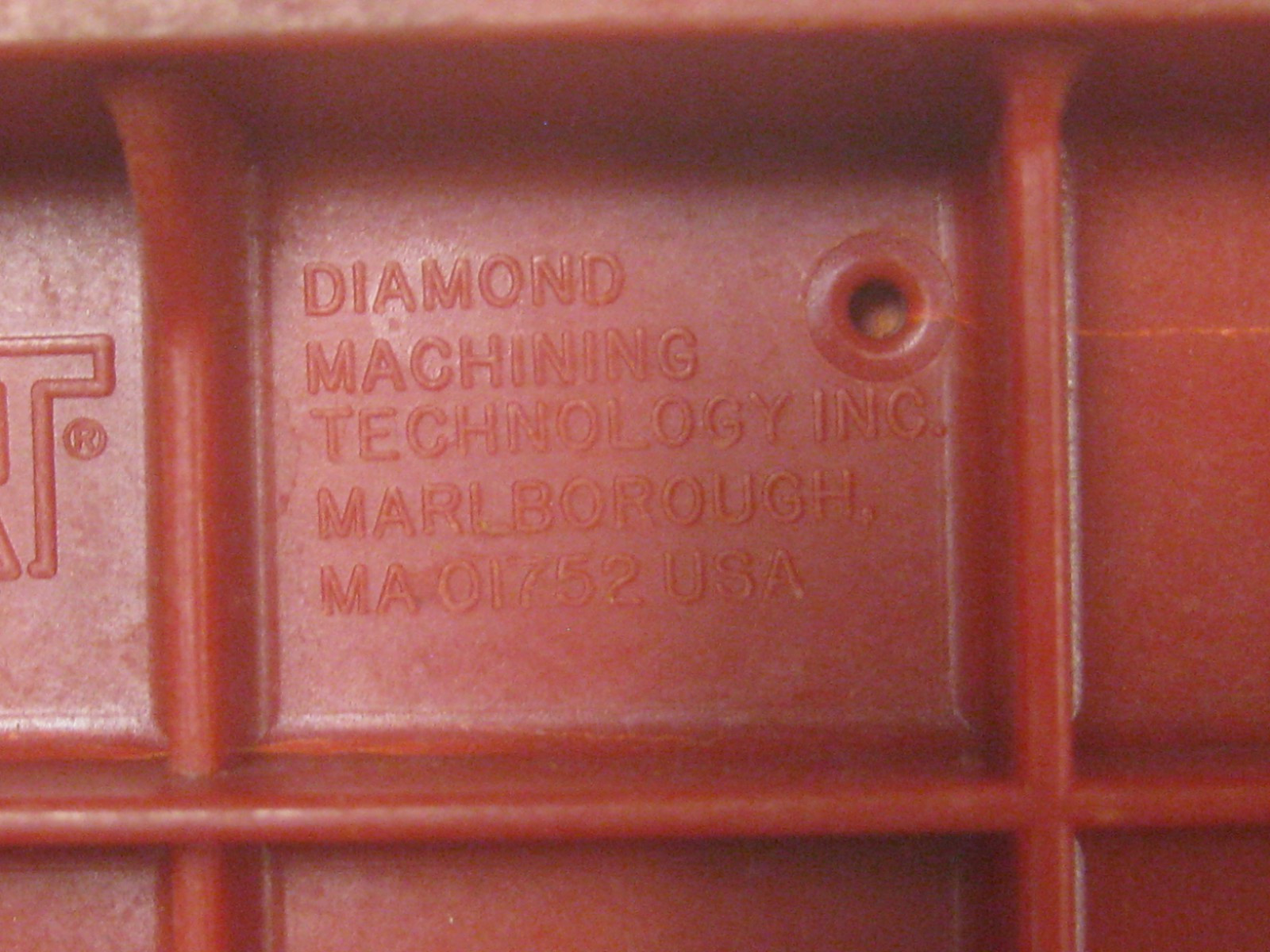 Vtg DMT Diamond Sharpening System Sharpener In Wood Case 6" Red/Fine