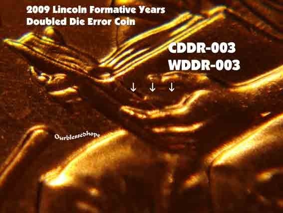 2009 P FY WDDR-003 WDDO-003 Lincoln Cent Formative Years DDO and DDR Error