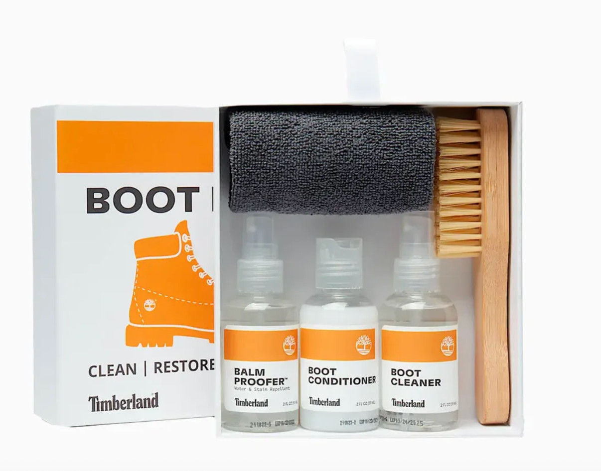 Timberland Boot Premium Cleaning Conditioner Waterproof Brush Kit New Original