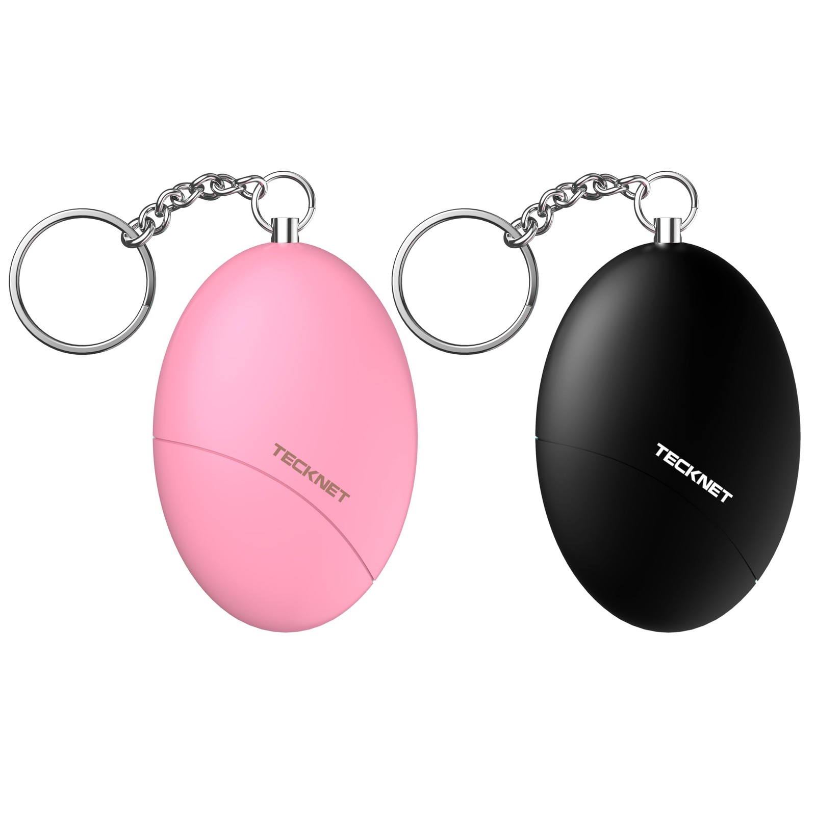 Personal Safety Alarm for Women, 140dB Travel Safe Waterproof Pink & Black