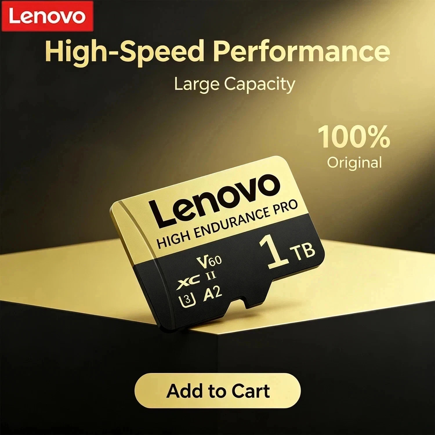 LENOVO 1TB 512GB 256GB 128GB Micro TF SD Card High Speed Class Flash Memory*