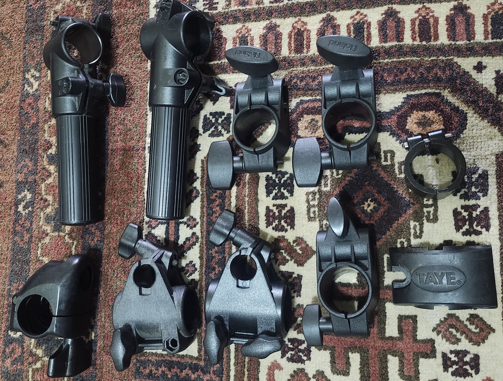 10 LOT Roland V-Drums MDH Rack Clamp For 1.5" Rack Tube TAYE GIBRALTAR DRUM KIT