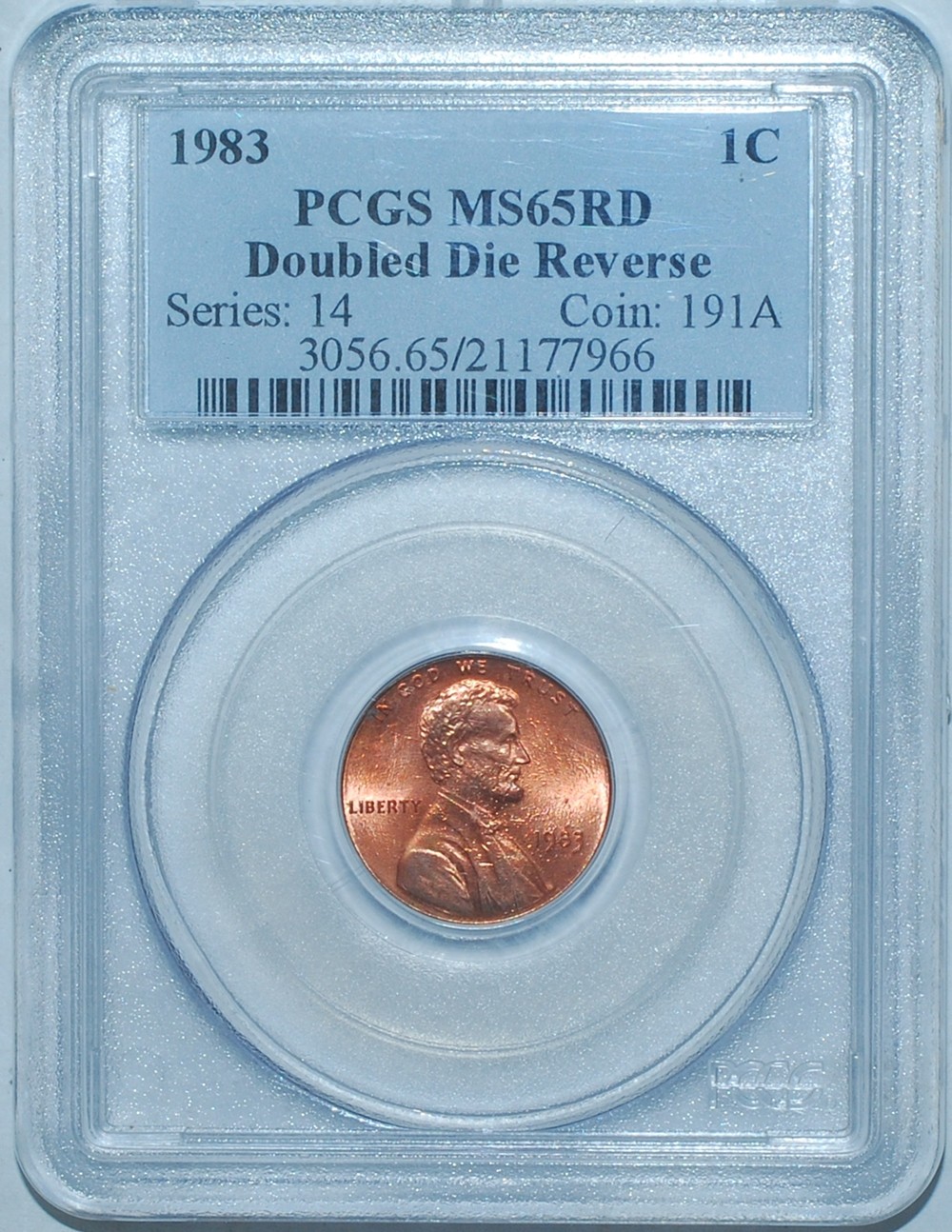 1983 PCGS MS65RD FS-801 DDR Doubled Die Reverse Lincoln Cent