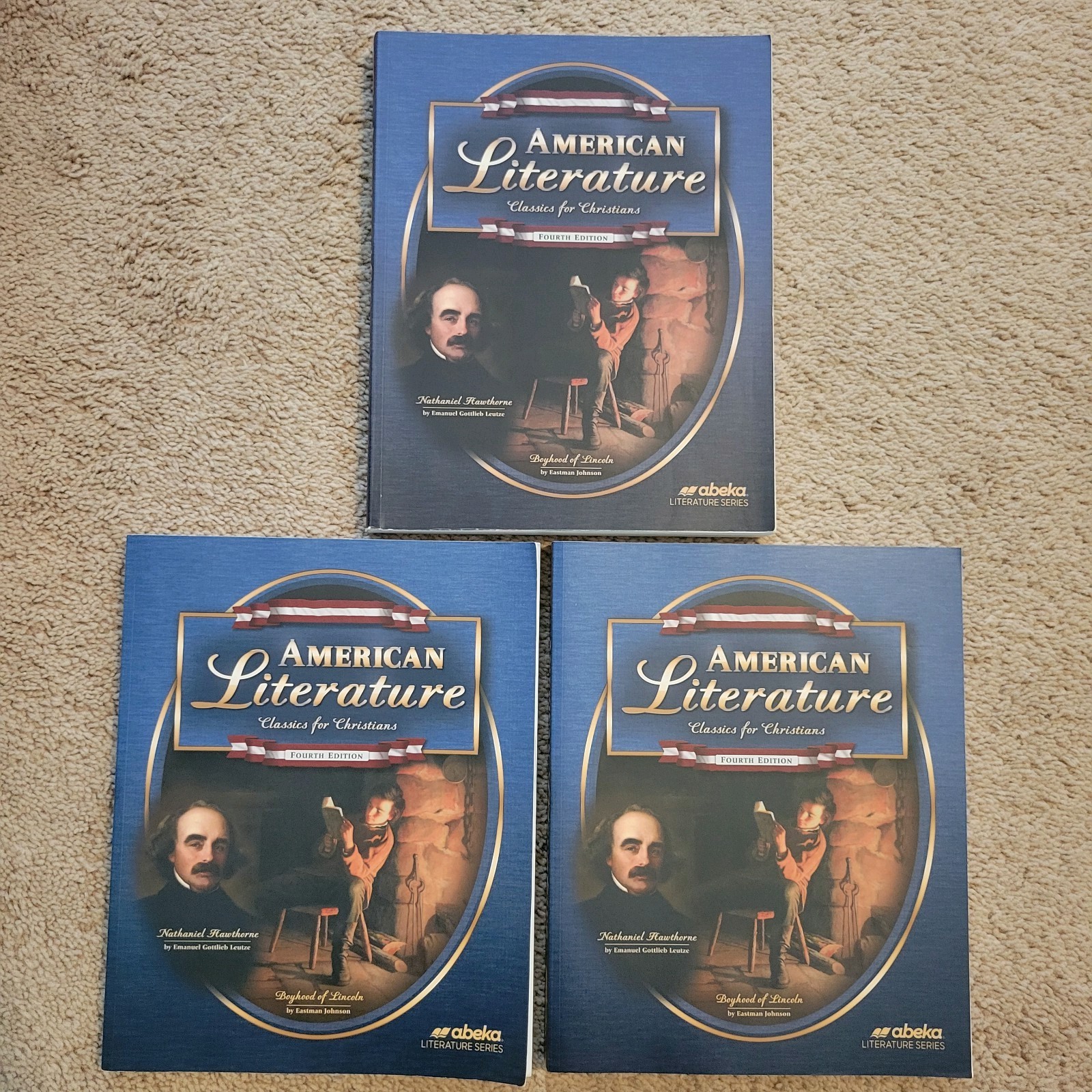 Abeka 11th Grade American Literature 4th Ed. Textbook Only, 3 Copies Available.