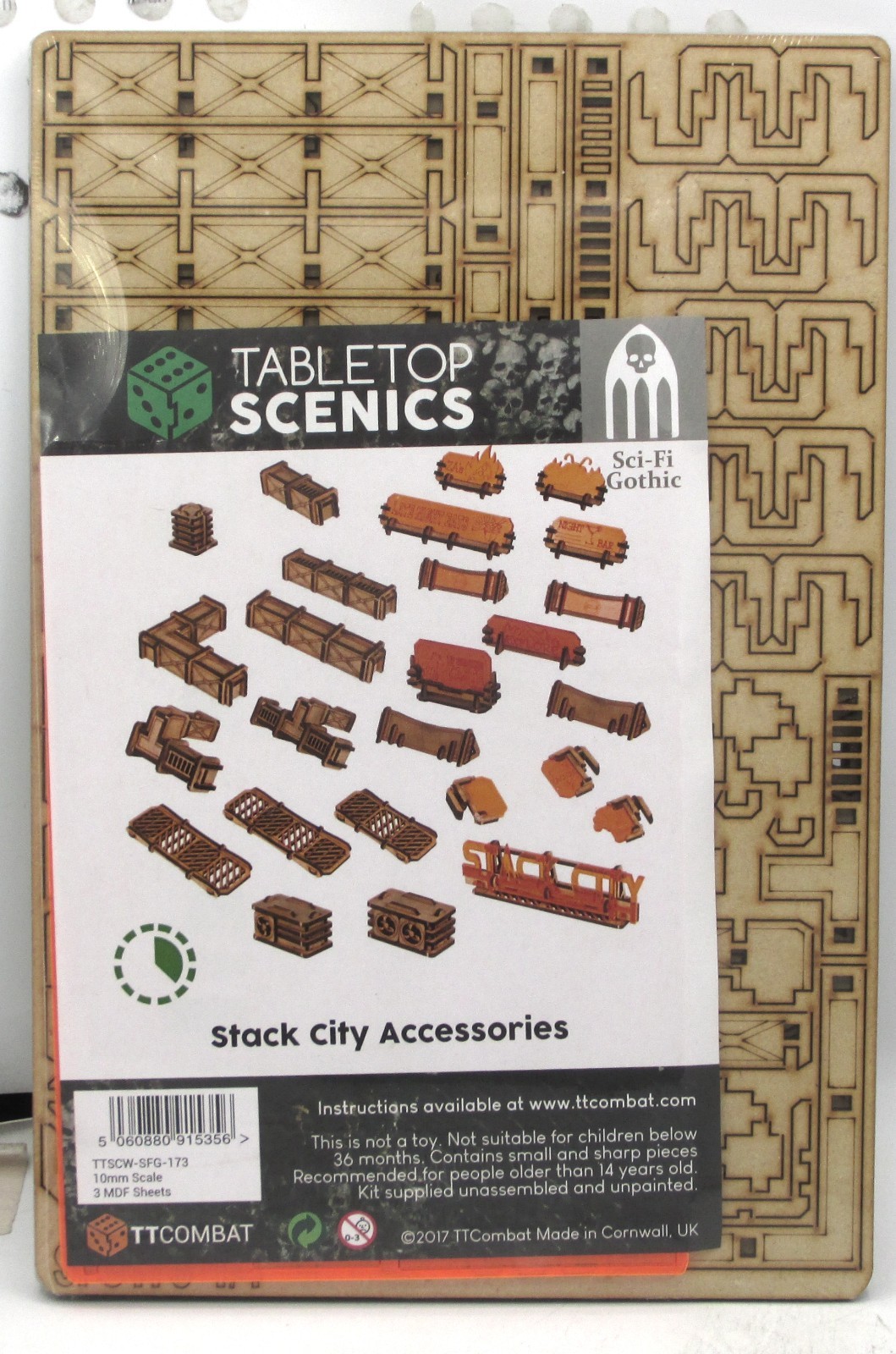 TTCombat TTSCW-SFG-173 Stack City Accessories (Sci-Fi Gothic) Terrain Add-on Kit