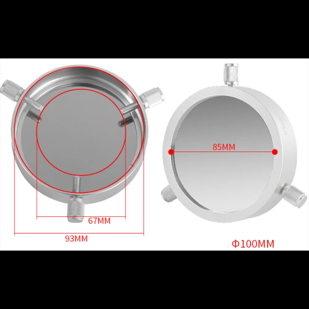 100mm Universal Solar Film Solar Eclipse Filter Bard Film Accessories 67-93mm