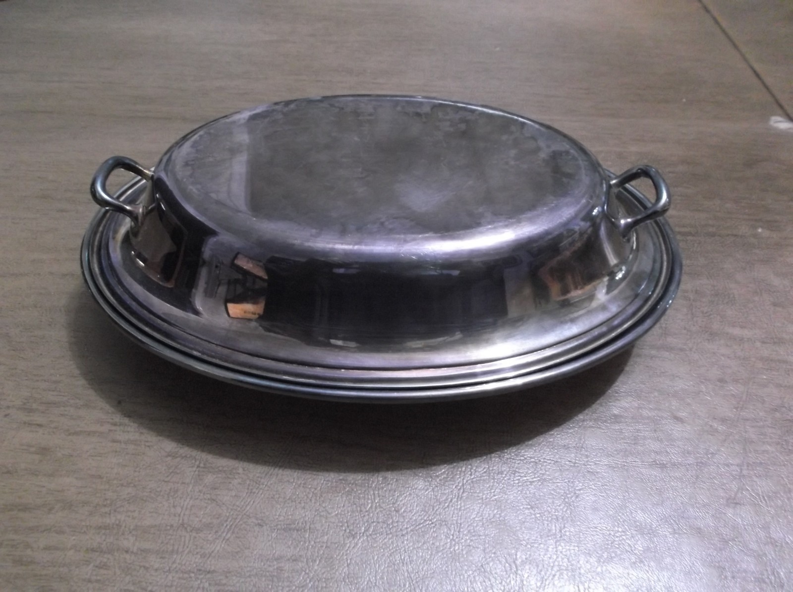 Vintage Gorham Silverplate 2 Piece Oval Covered Vegetable Serving Dish #YC426/4