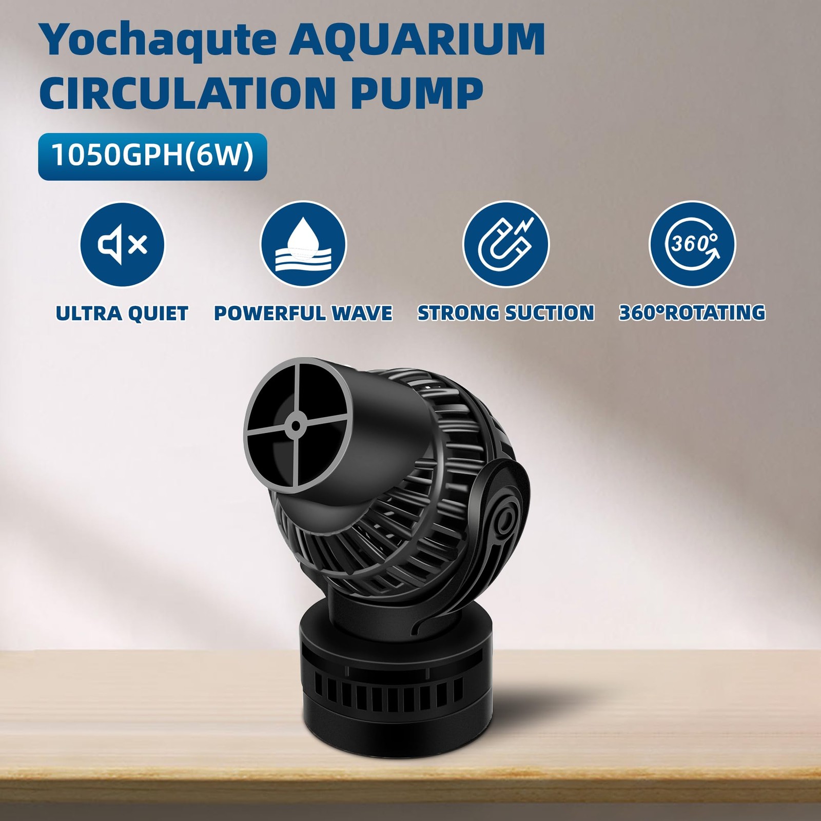 Wave Maker for Aquarium Powerhead: 1060GPH Wavemaker Circulation Pump with Ma...