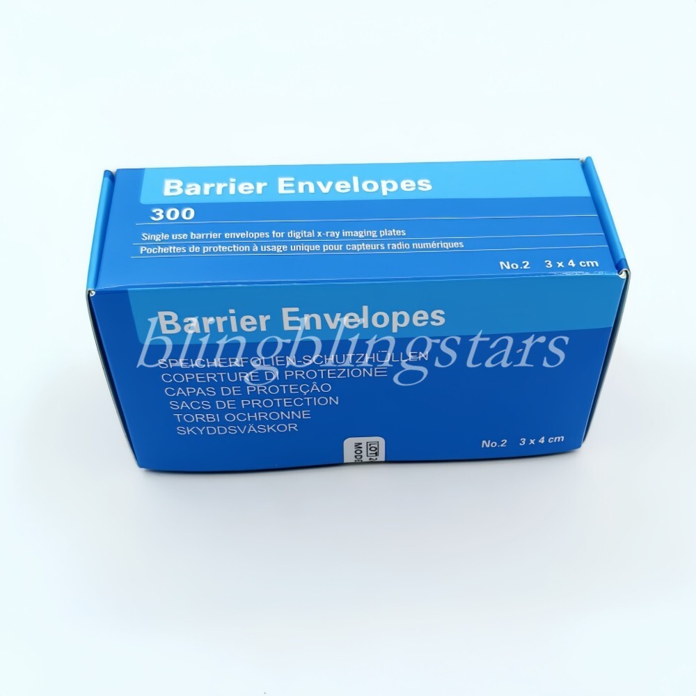 Barrier Envelope Phosphor Plate Dental Digital Sensor X-Ray Size 2 Imaging Plate
