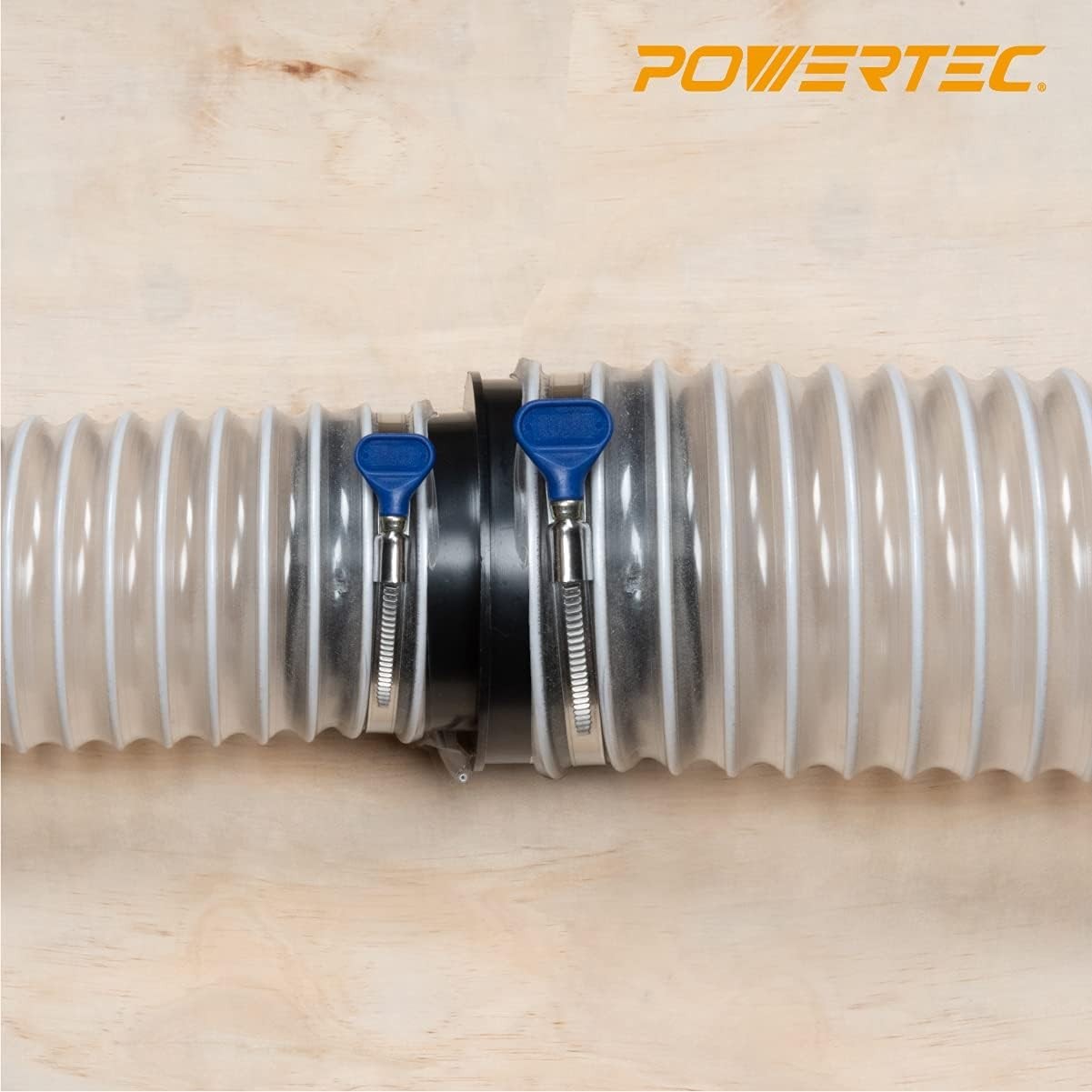 High-Performance 5” to 4” Dust Collection Reducer - Durable ABS Construction