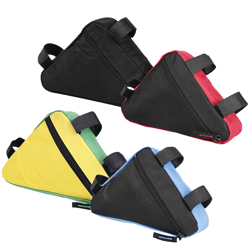 Bike Bag Bicycle Storage Triangle Saddle Frame Adjustable Cycling Decor Pouch