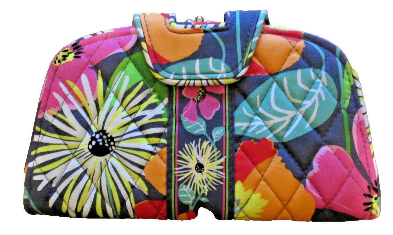 Vera Bradley ~ Kiss n Snap Wallet #12749* Jazzy Blooms 138 ~ New with tags