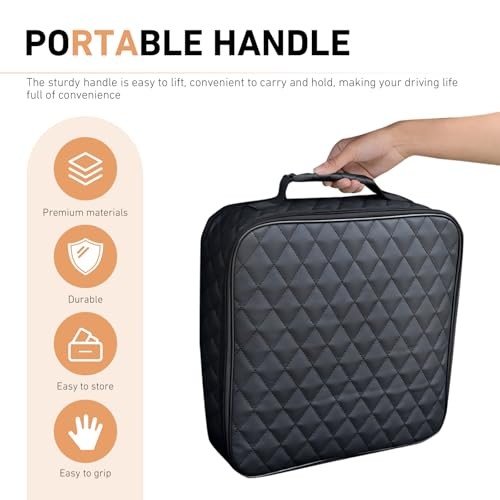 Car Trunk Storage Bag, Leather Hanging Organizer, Multi-Purpose Auto Trunk Bag