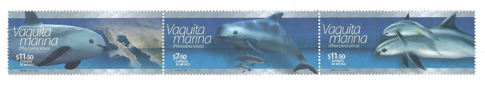MEXICO #2975 MINT, NH - STRIP OF 3