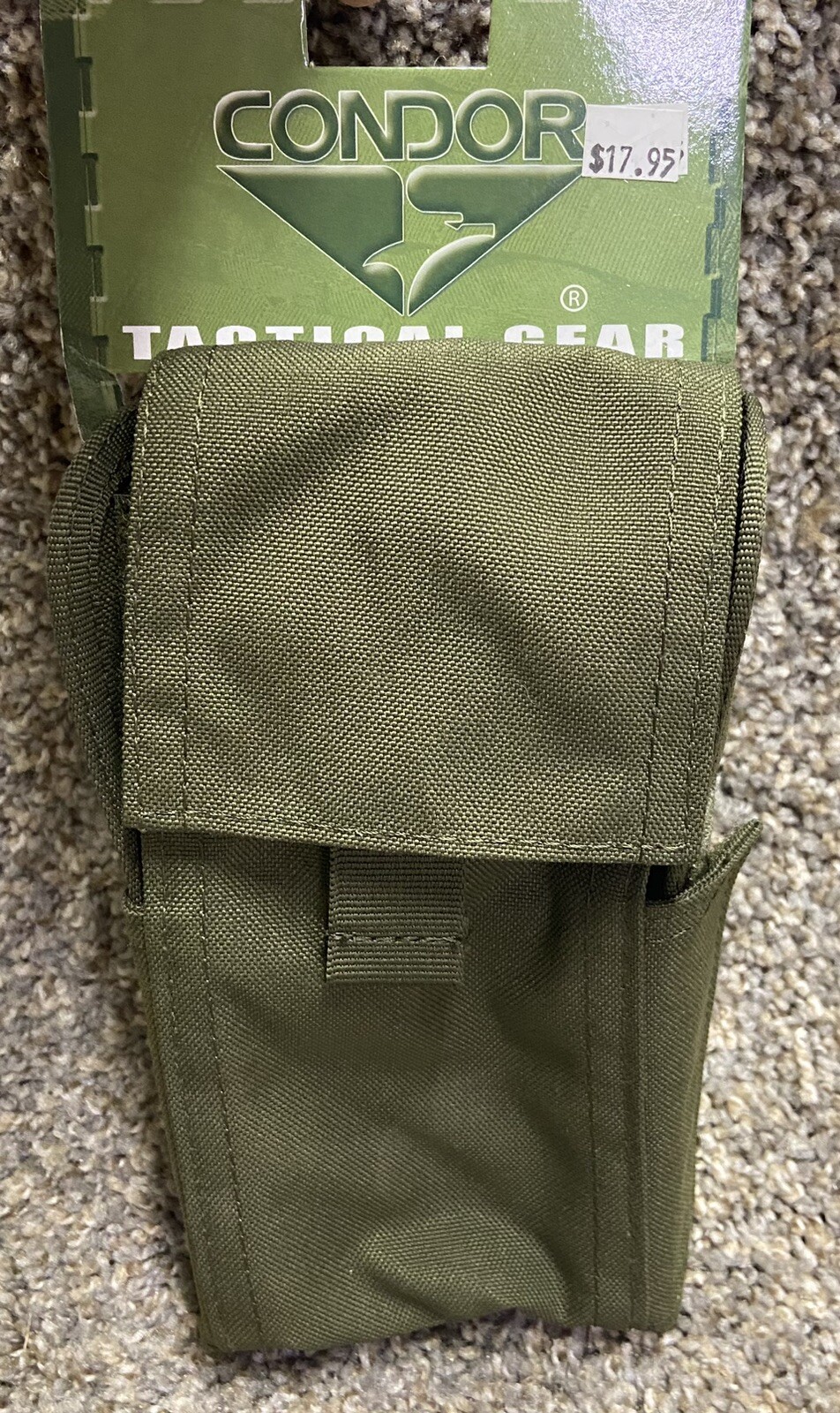 Condor Tactical Shotgun Reload Pouch - 25 Round Capacity OD Green - MA61-001