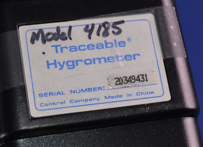 VWR Traceable hygrometer 35519-050 & Probe Thermometer Model 4185