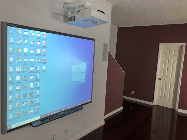 Interactive Smart Board & Projector Combo For Classroom / Office Professionals