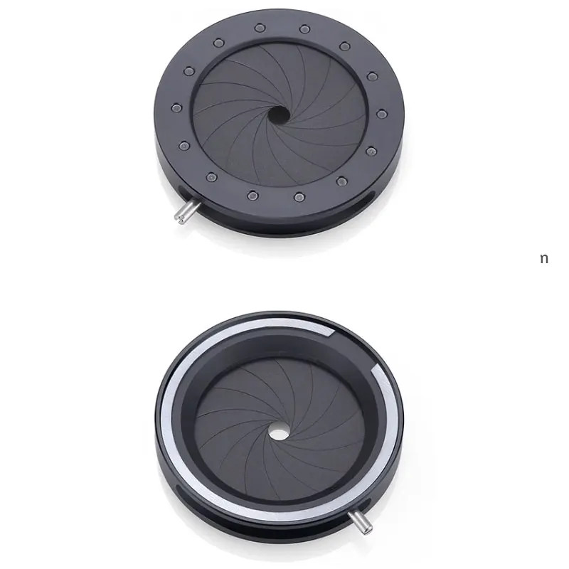 1 PC Adjustable 1.5-26mm 2-50MM Iris Diaphragm Aperture Microscope Camera Lens