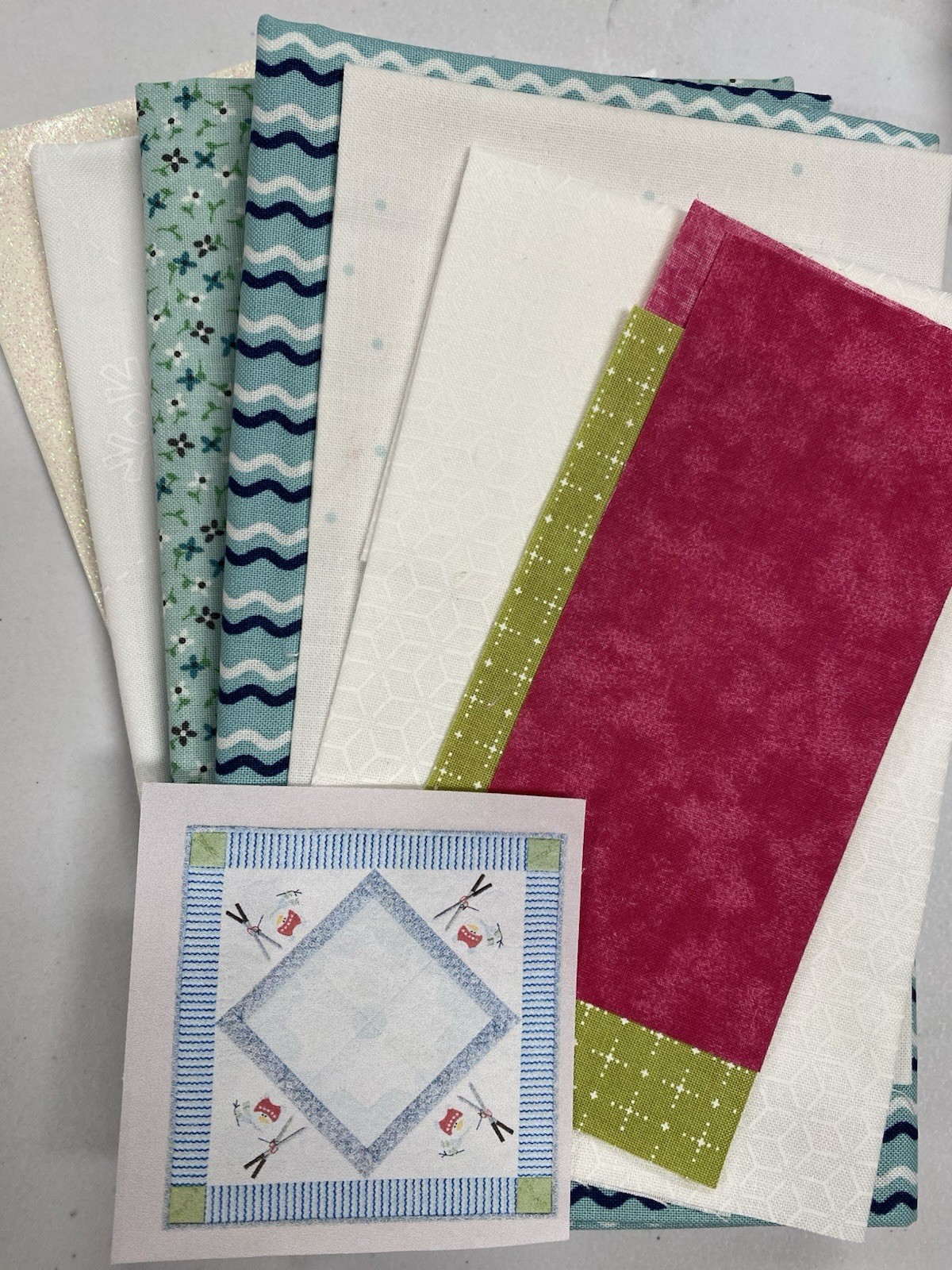 Kimberbell Cuties Vol 2 January Fabric Kit Embellishments