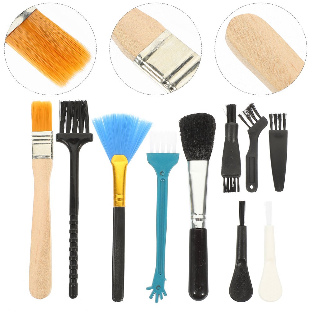 Portable Computer Cleaning Brush Set Reusable Keyboard Electronics Dust Removal