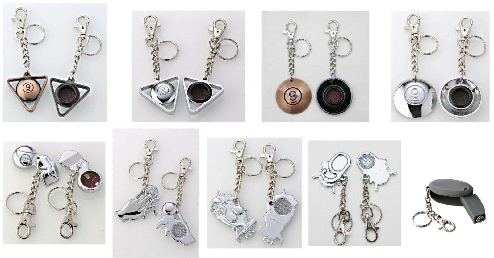 Keychain Cue Tip Tool - Shaper Scuffer 2 in 1