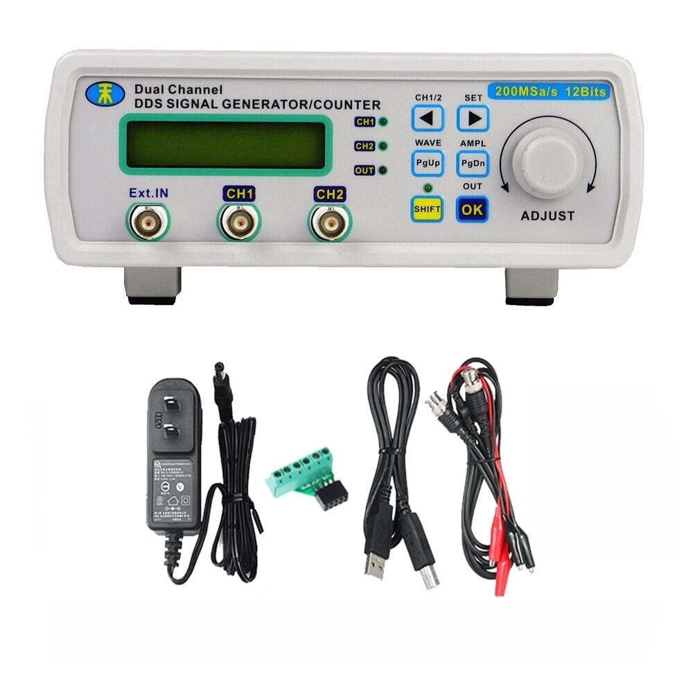 12MHz DDS Function Signal Generator Digital Control Dual-channel Frequency Count