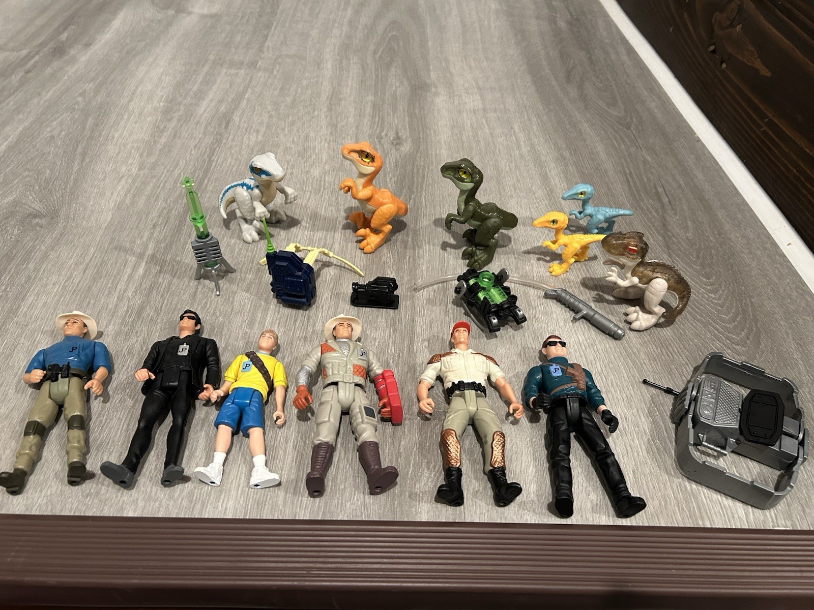 1993 Jurassic park kenner figures lot grant ian tim nedry