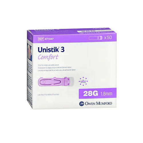 Comfort Safety Lancets 28 Gauge 50 Count By Unistik 3